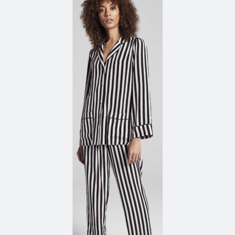 A.P.C. x Parachute matching silk pajama set